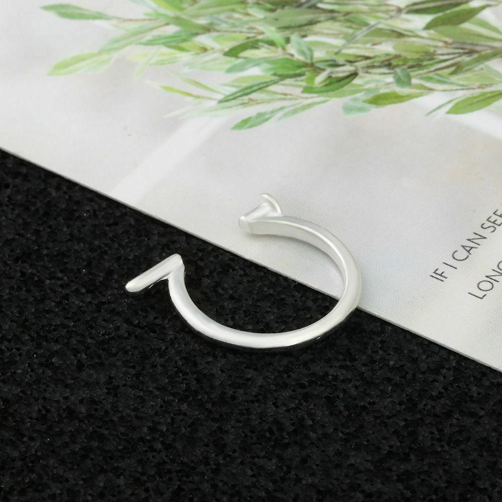 Halloween Party Punk Style Adjustable Copper Rings Open Rings Nail Rings Alloy