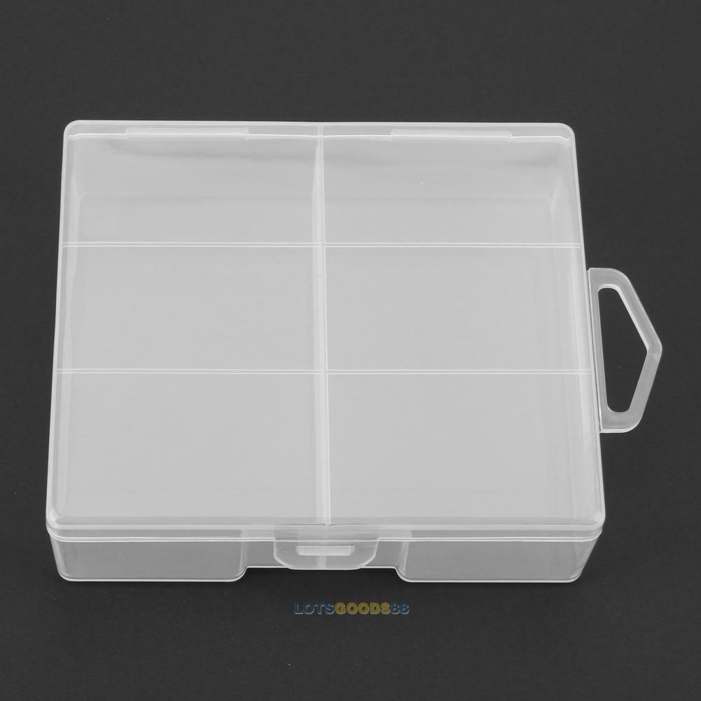 Hard Transparent Battery Storage Case Box Container for 24 x AA Batteries Bag