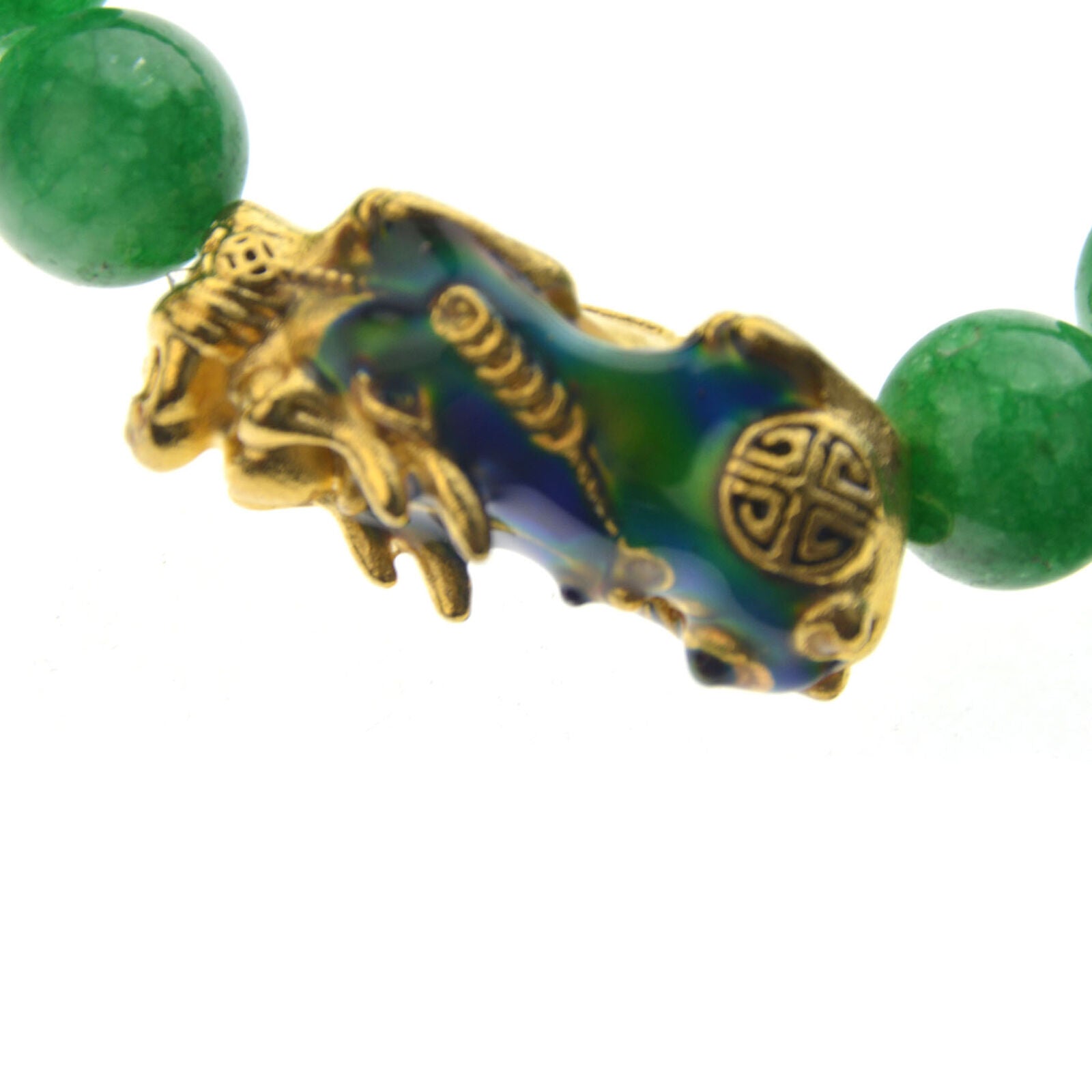 2020 Feng Shui Black Obsidian Alloy Wealth Golden Pixiu Bracelet Lucky Jewelry