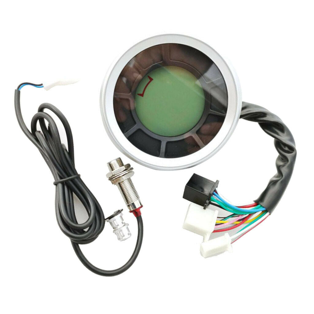 Speedometer Tachometer LCD Digital Backlight Motorcycle for 1,2,4 Cylinder