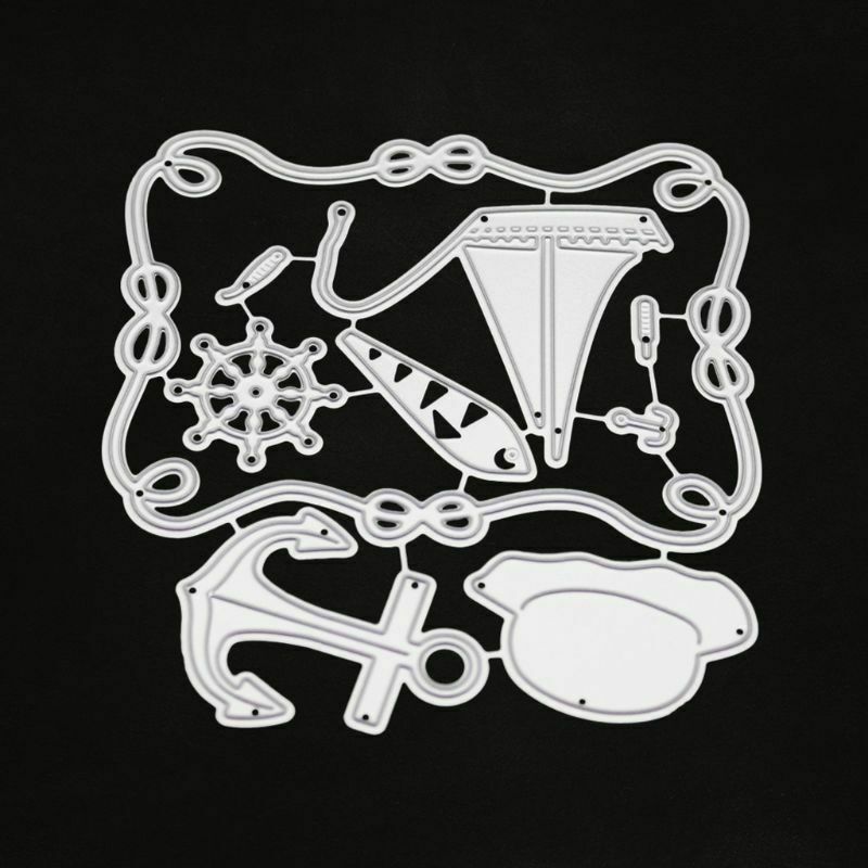 Sea Metal Cutting Dies Stencil DIY Scrapbooking Album Embossing Paper Card Craft