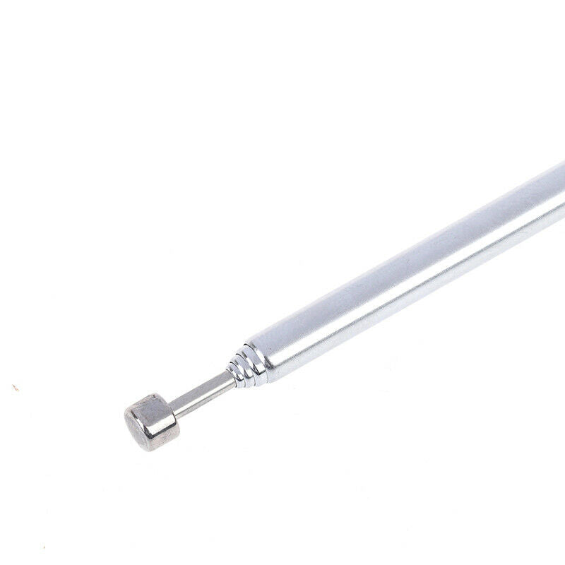 1Pc 37cm 5 Section Telescopic Stainless Steel AM FM Radio Universal Anten.l8