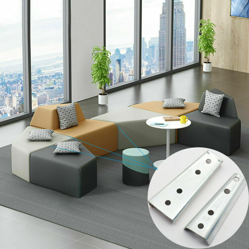 1 piece Sofa Couch Sectional Furniture Connector Snap Metal Bracket Hinges For
