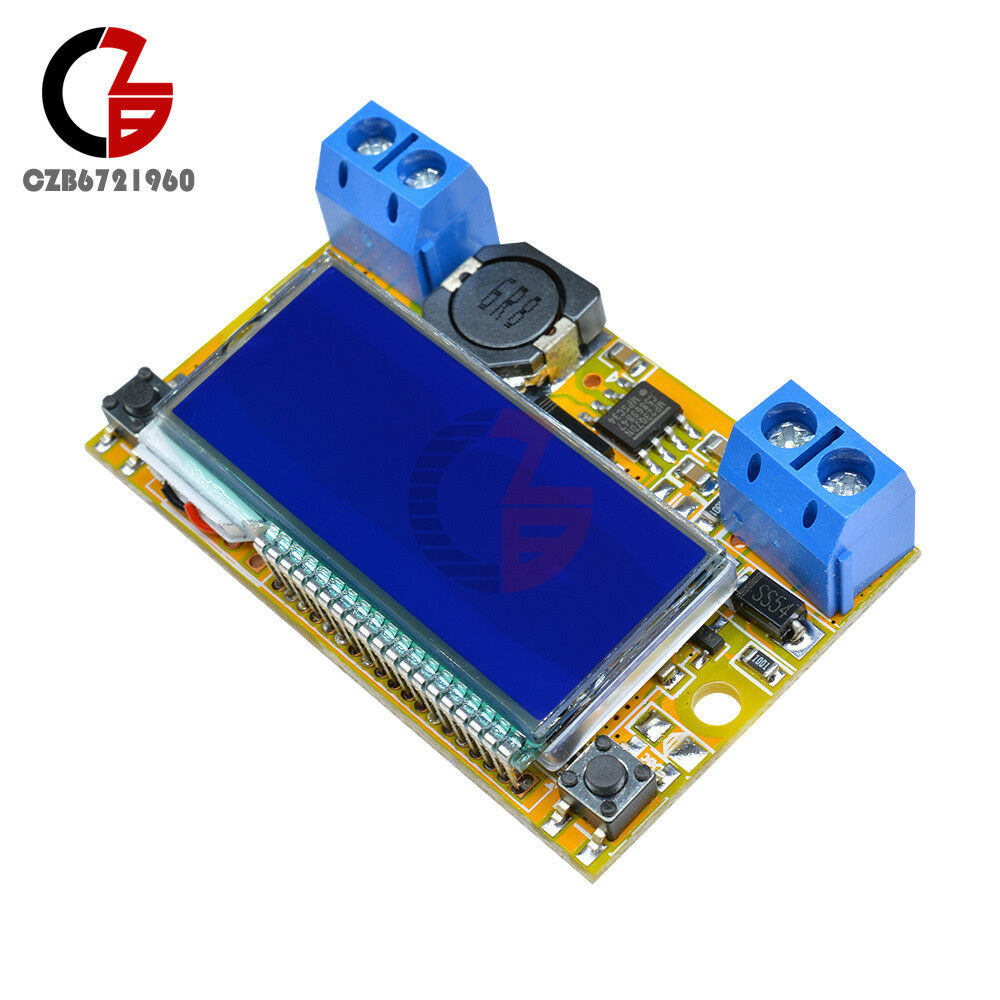 Adjustable DC-DC Double Display Step Down Pulse Power Supply Module LCD Display