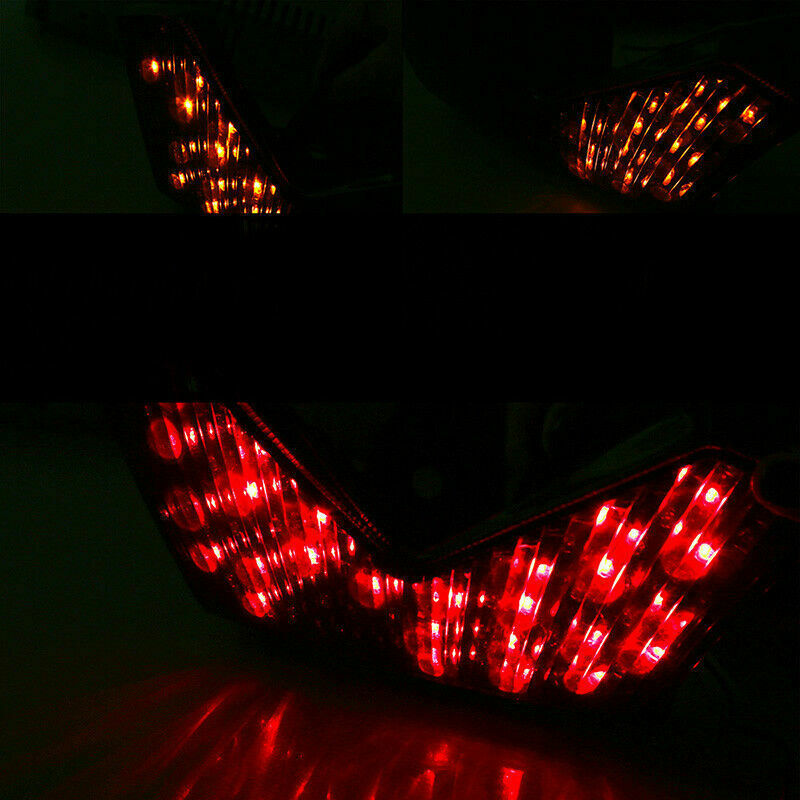 Motorcycle LED Tail Light Turn Signal Fits for Kawasaki ZX-14R/ZZR1400 2006-2013