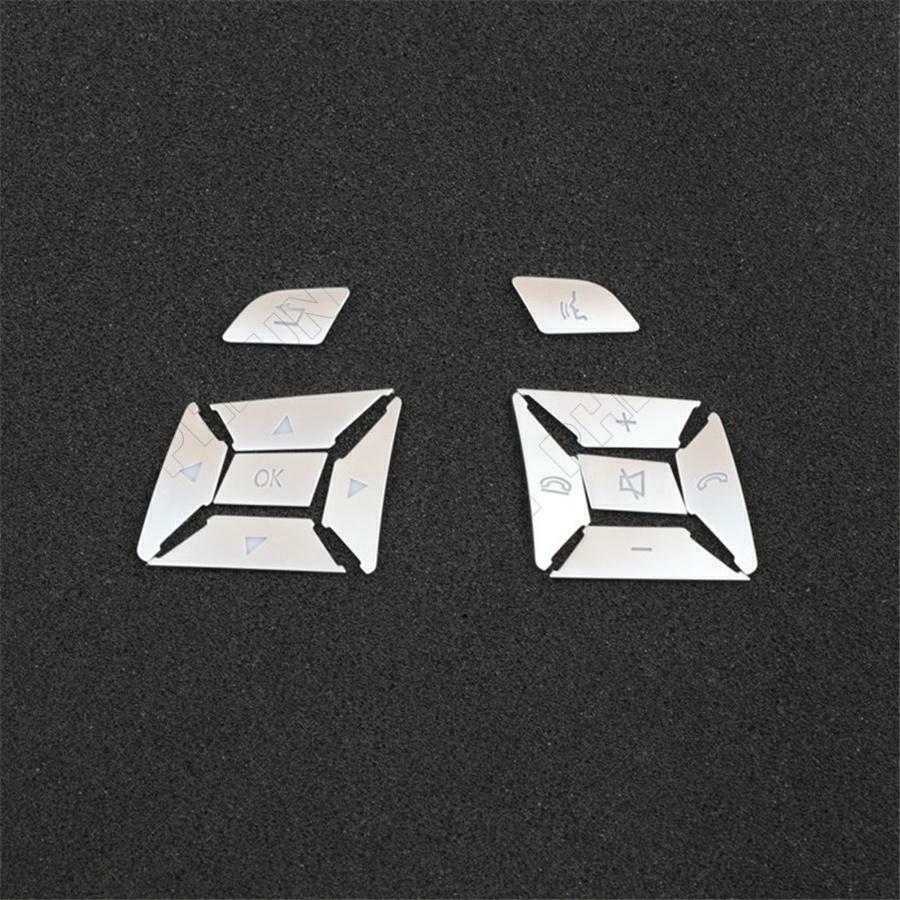 For Mercedes Benz E C G GLA CLS Class Interior Steering Wheel Button Trim Cover