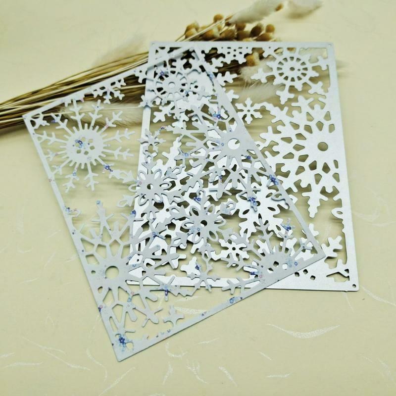 Hollow Flower Metal Cutting Dies Stencil DIY Scrapbook Album Paper Card Template