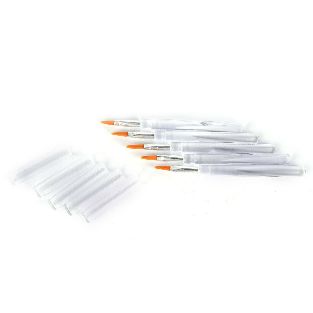 5Pcs Disposable Professional Lip Brush Lipstick Beauty Applicator Make Up ToolDF