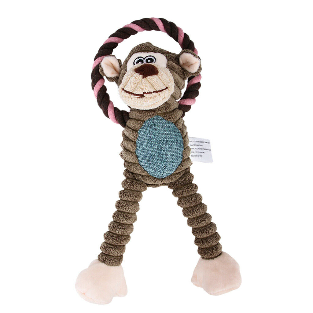 Chewing Toys Dogs Squeaky Toys For Small Medium Large Dog Playing Monkey