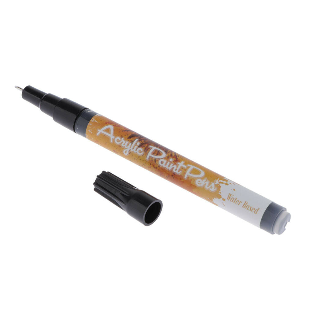 3Set Plastic Acrylic Paint Pen Stationery Scrapbooking for Metal Glass Paper
