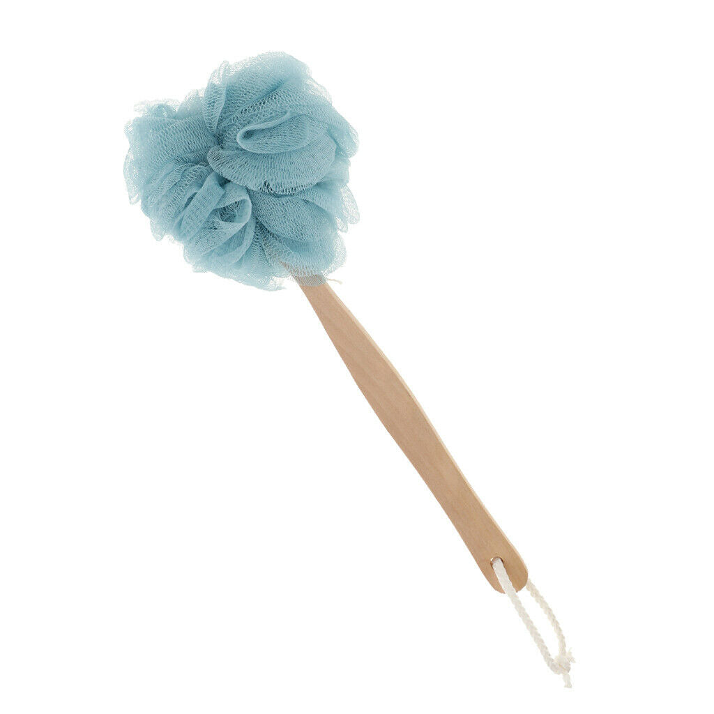 Pack of 4 Body Brush Puff Sponge Back Scrubber Exfoliator Face Washing