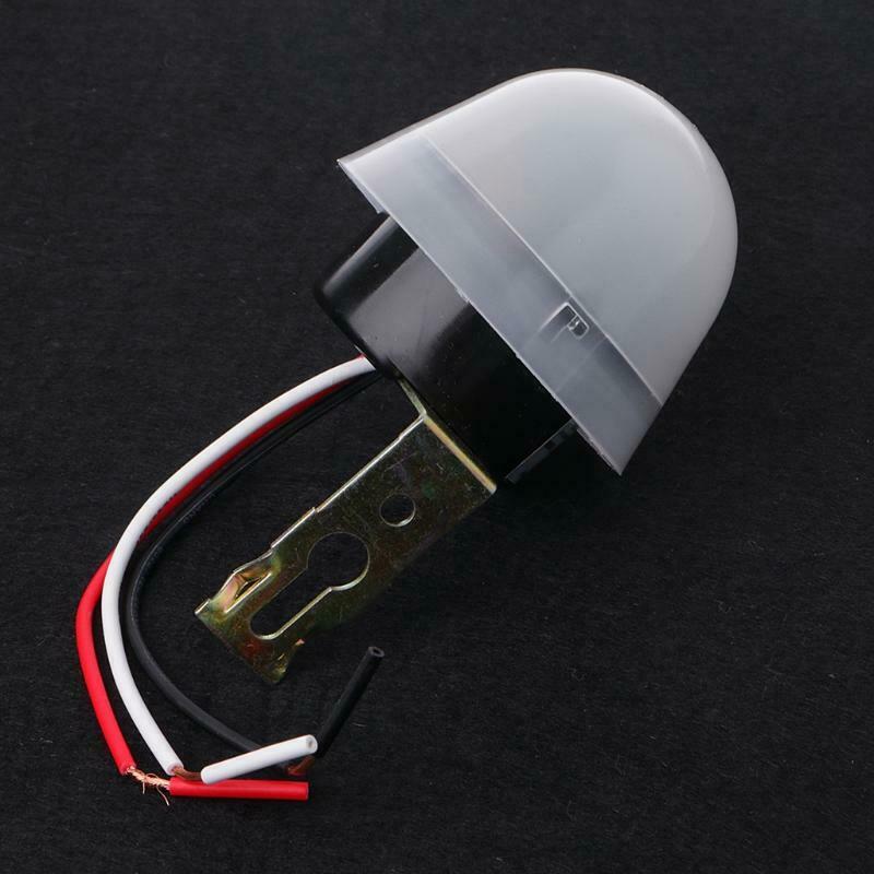 Automatic Auto On Off Photocell Street Light Switch DC AC 220V 10A Sensor Switch
