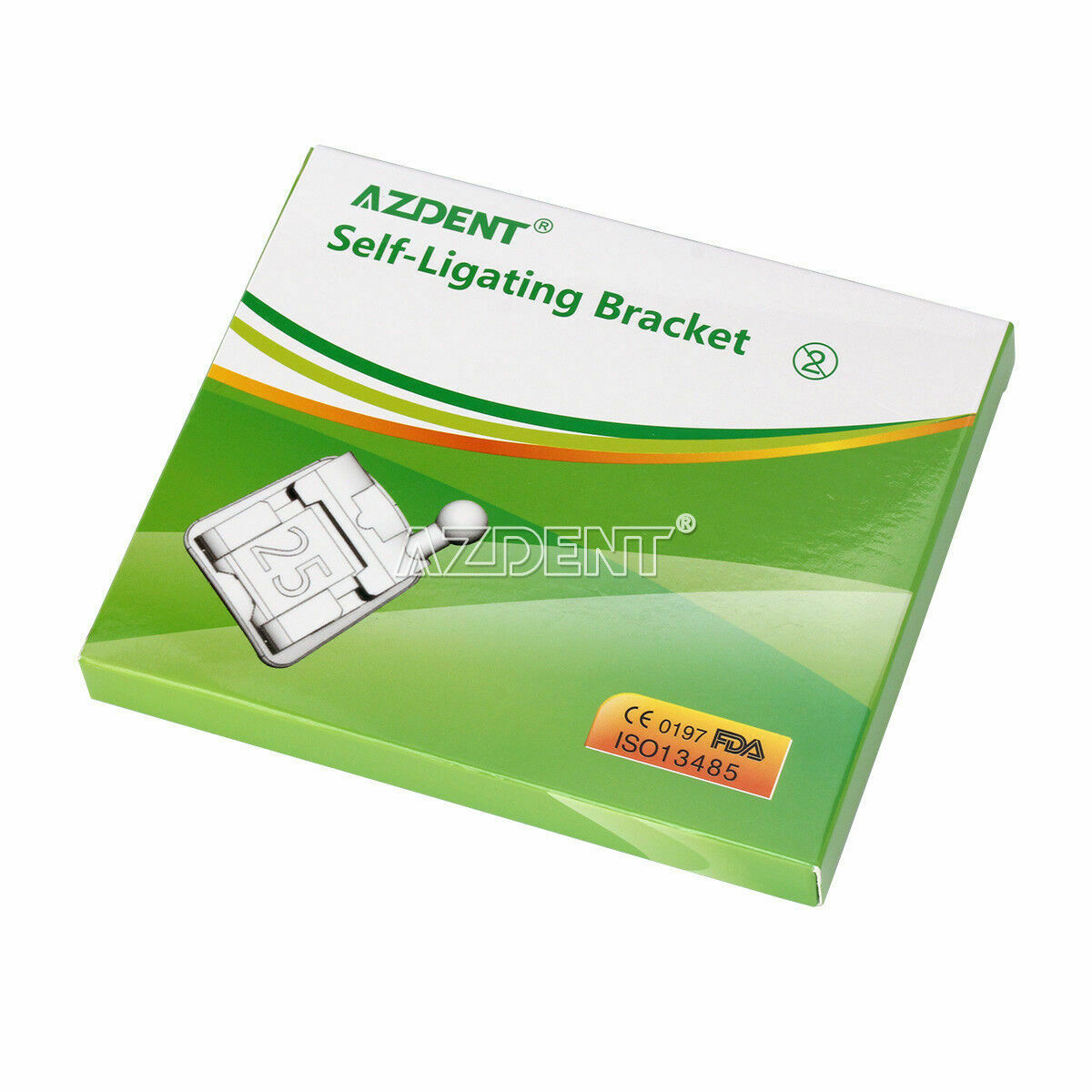 5 X Dental Orthodontic Self- ligating Brackets Braces Mini MBT 022 Hook 3 Metal