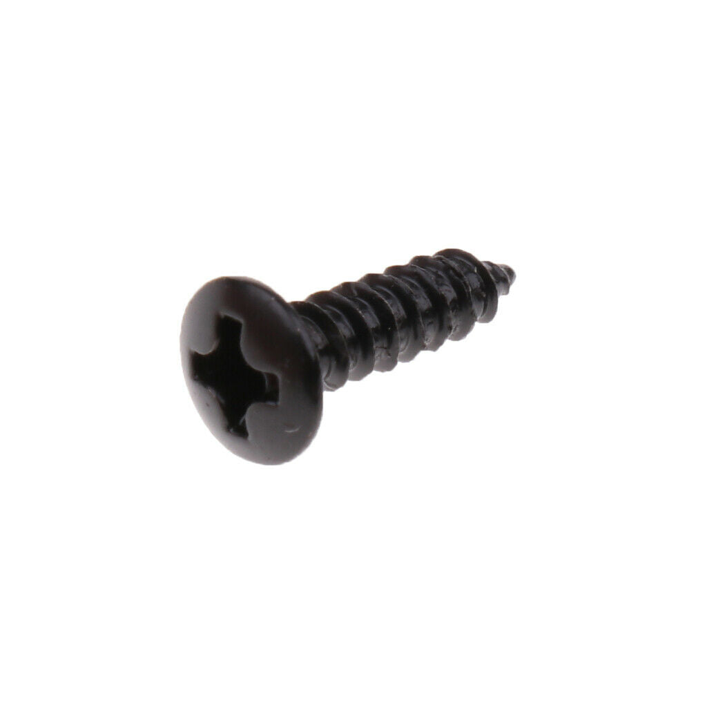 12pcs Black Guitar Pickguard Screws For ST  Guitar