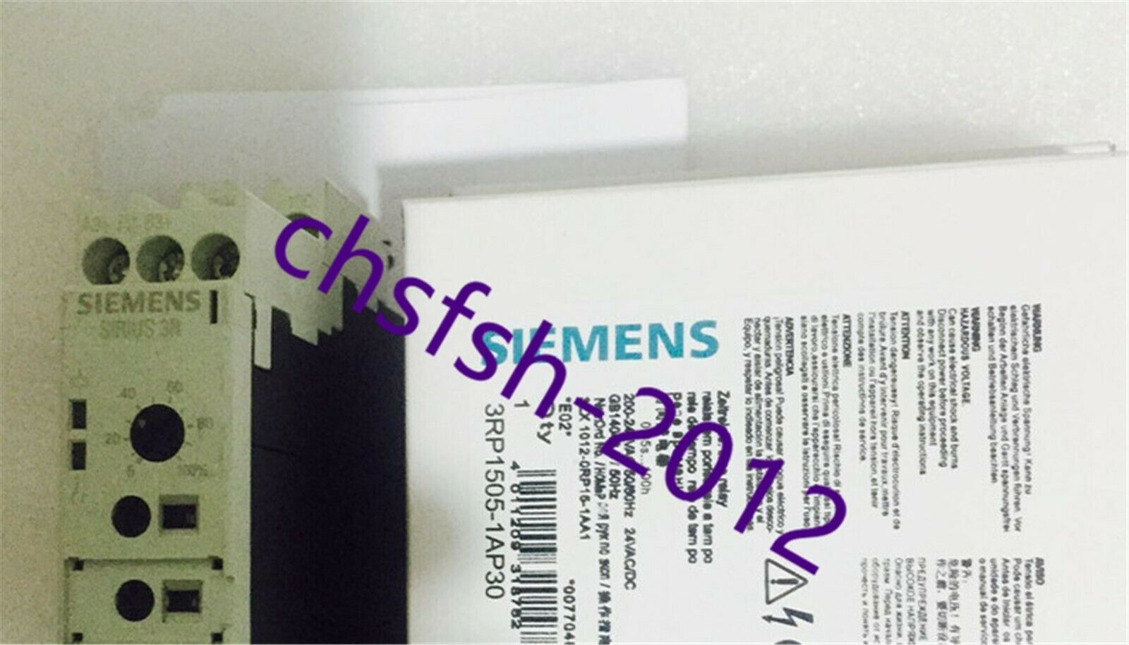 1 pcs New IN Box Siemens 3RP1505-1AP30 Time Relay