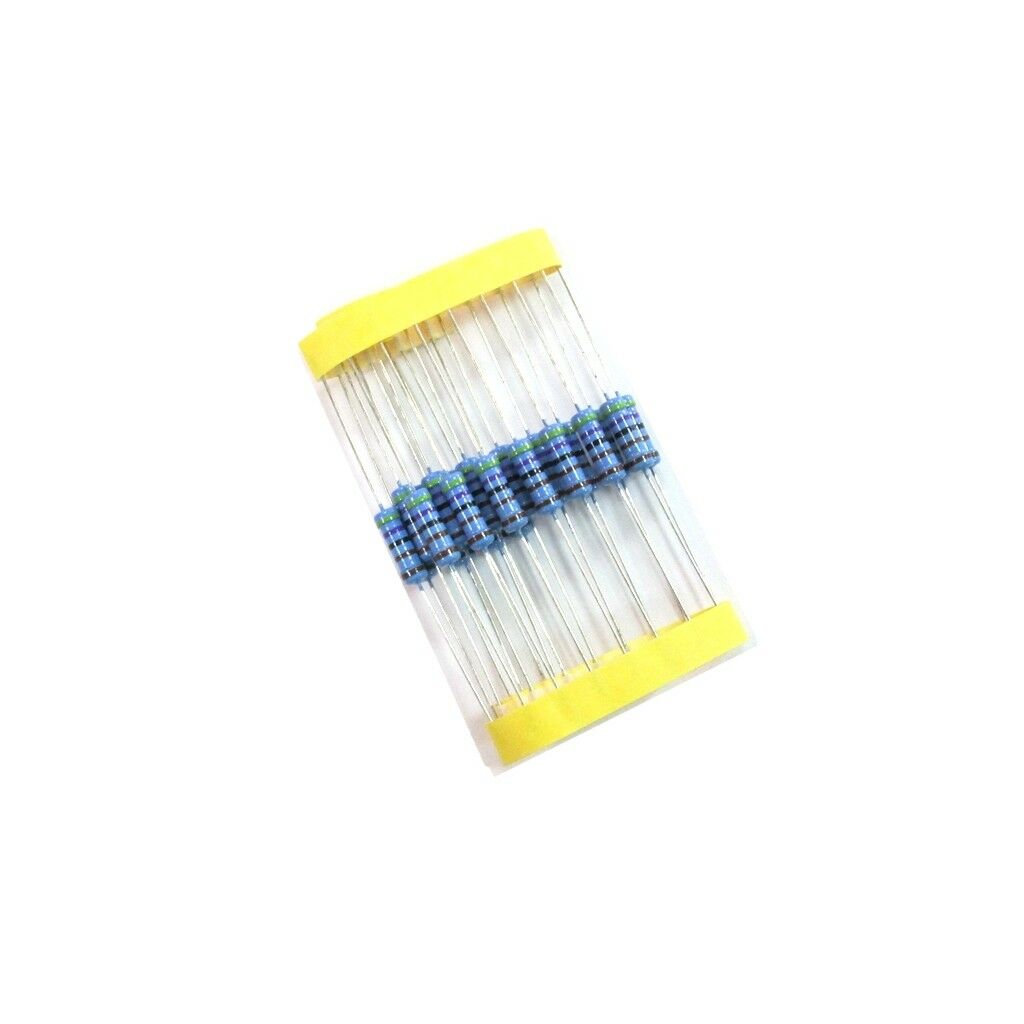 50pcs 1W Resistor Kit 4.7K Ohm Metal Film Resistors Assortment