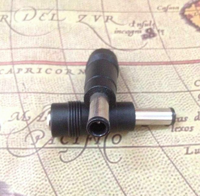 10pcs DC Power 5.5 x 2.1mm Female to 6.0 x 4.4mm Male pin Plug Jack Adapter