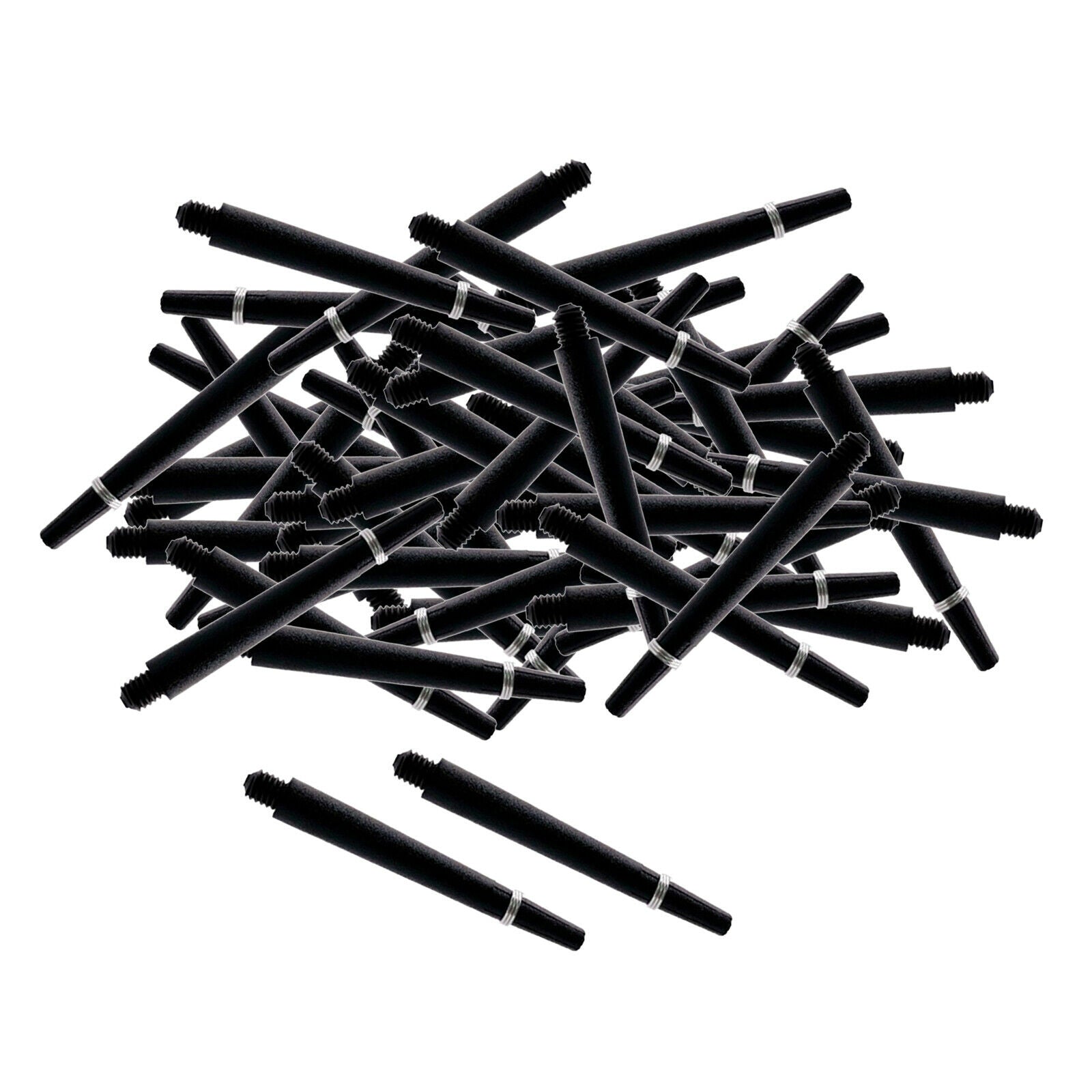 100 Pack Nylon Durable Dart Shafts & Dart Stems for 2BA Thread Dart Barrels