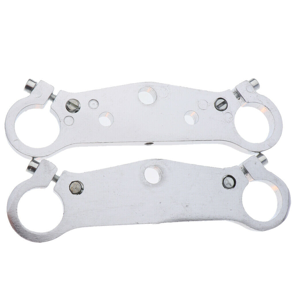 Motorcycle Front Fork Triple Tree Clamp for 49cc Mini Pocket Dirt Quad Bike ATV