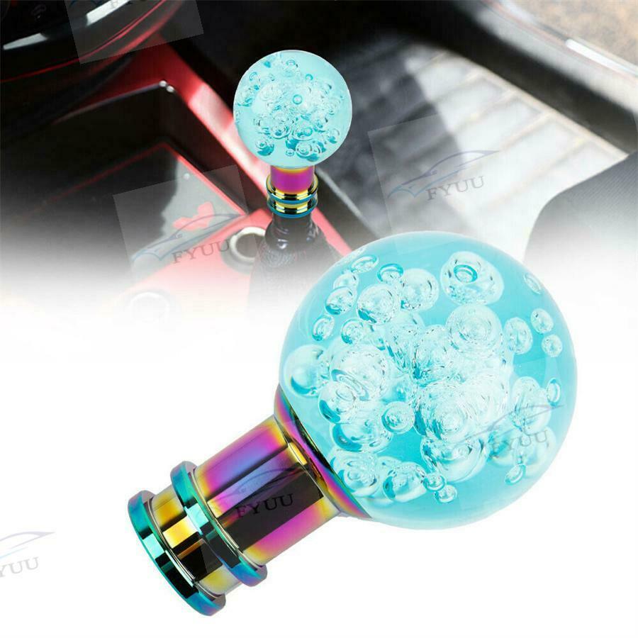 1 x Car Manual Shift Knob Gear Shifter Head Shift Knob Stick Crystal Pink Style