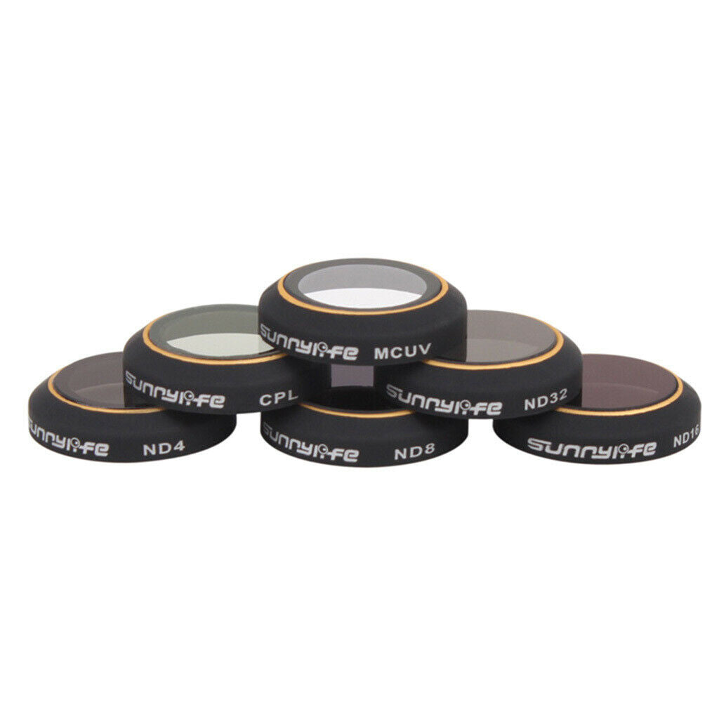 6 pieces HD lens filter filter replacement for Dji Mavic Pro, incl. MCUV ND4 ND8