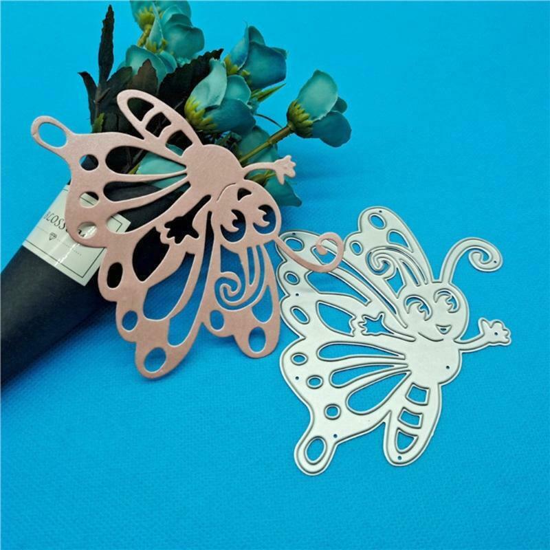 Greeting Cartoon Butterfly Carbon Steel Cutting Dies DIY Scrapbooking Photo