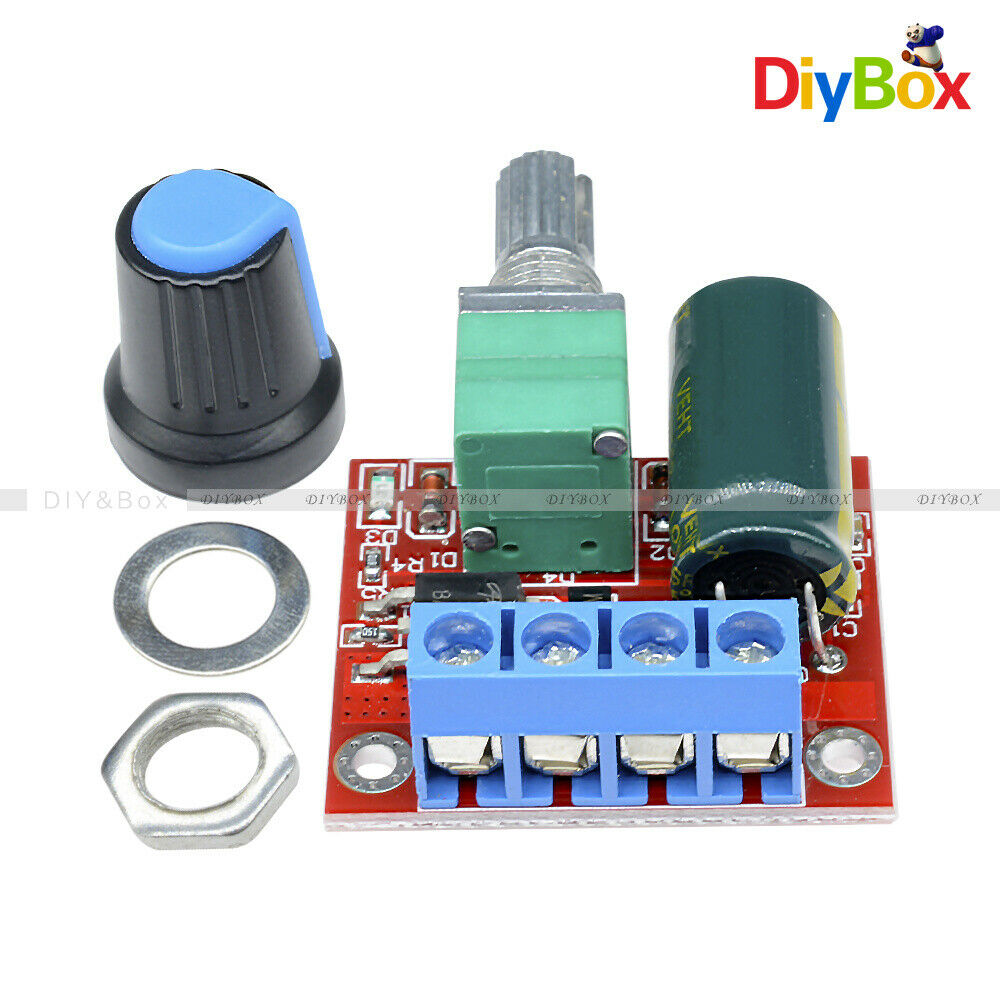DC4.5V~35V 6V 12V 24V 5A PWM Motor Controller Speed LED Regulation Dimmer 20khz