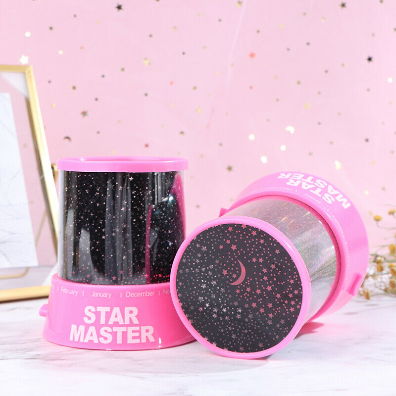 1Pc LED Night Light Projector Starry Sky Star Moon Kids Baby Sleep Colorful BDA