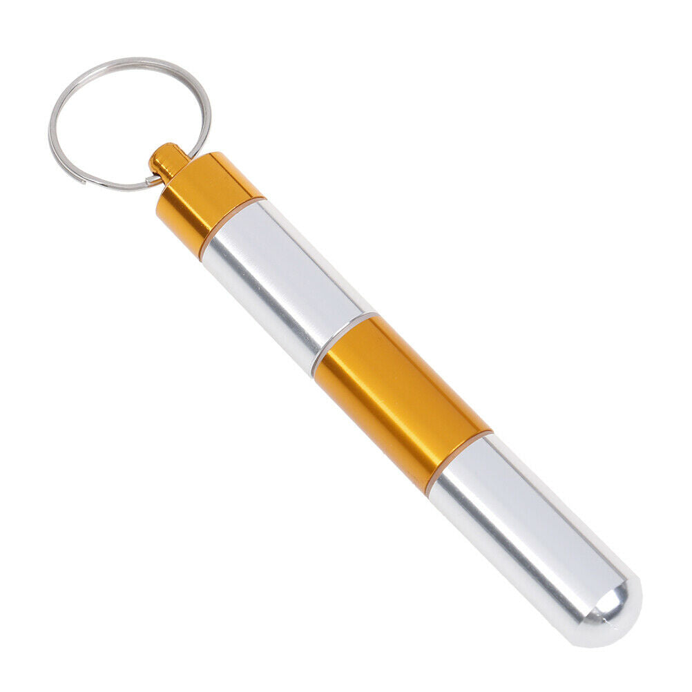 Outdoor Aluminum Pill Case Keychain Pocket Pill Holder Container Medicine.l8