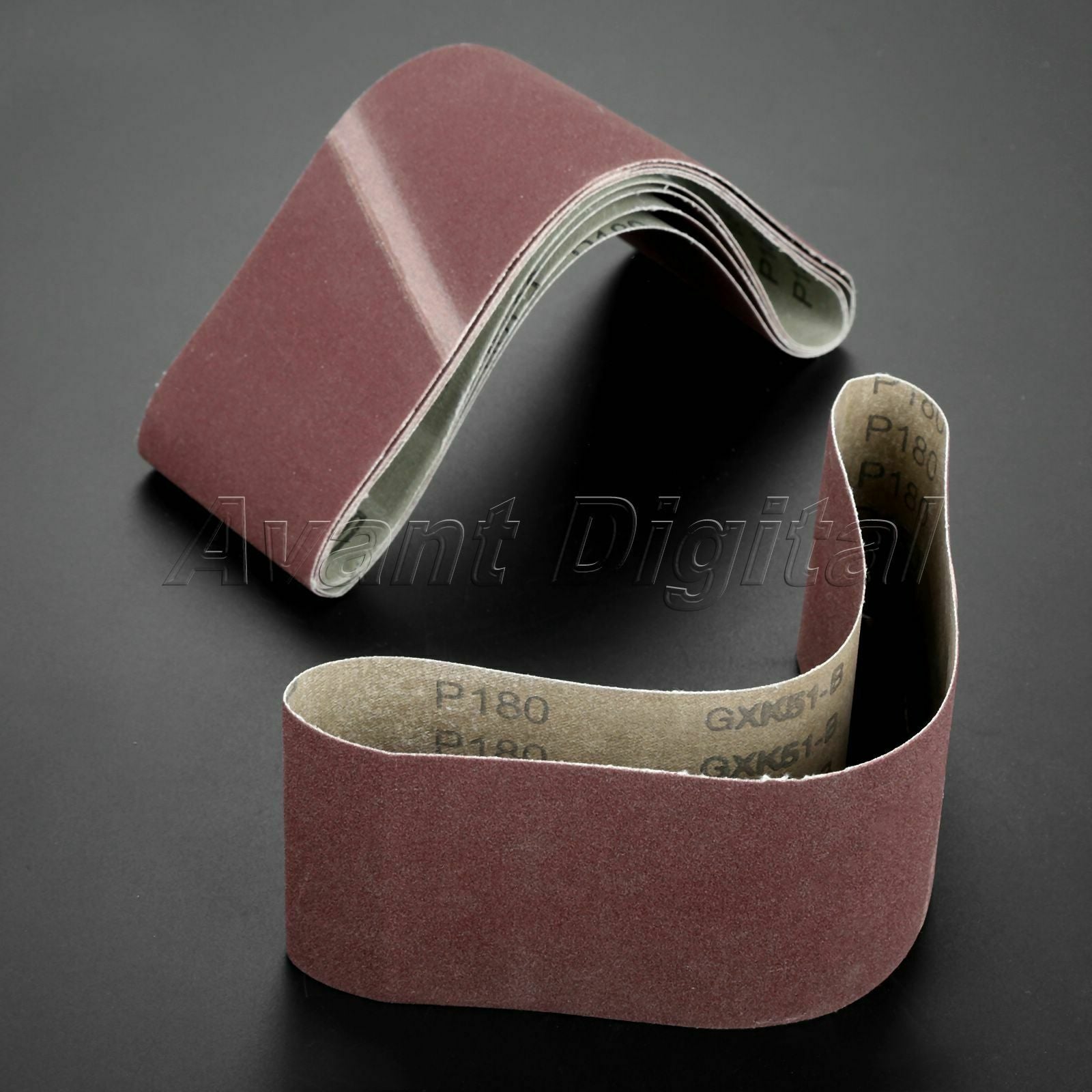 180# Grit Grinding Polishing Sander Belts Abrasive Sharpening Sanding Tool 5pcs