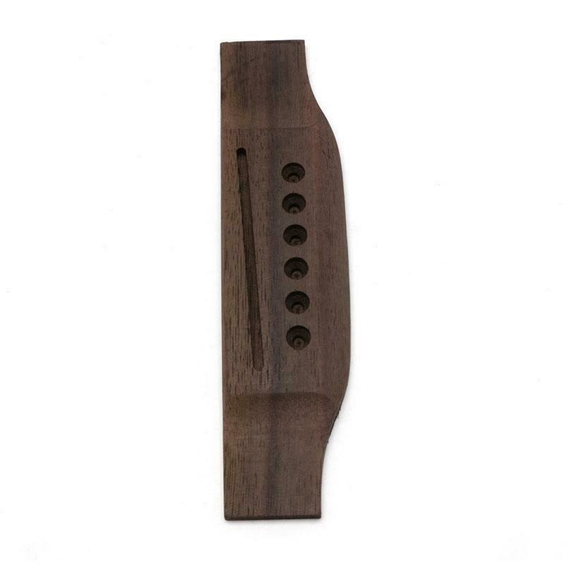 1pc New 6 String Rosewood Saddle Thru Guitar Bridge For Acoustic Guitar Folk