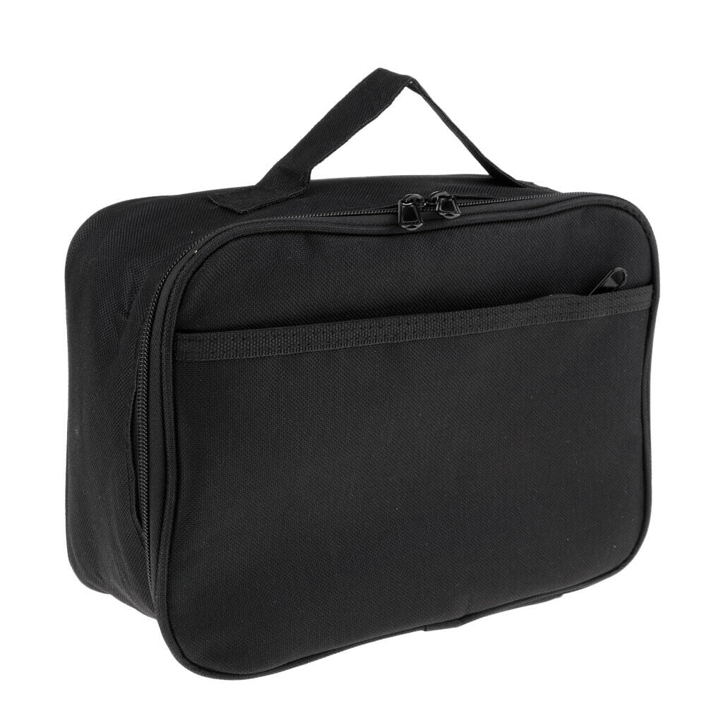 Lunch Cooler Bag Camping Picnic Travel Food Drinks Insulated Carry Box Black