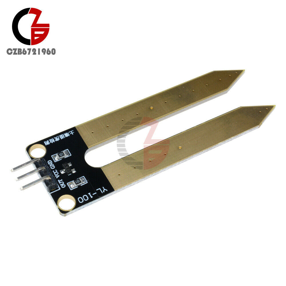5PCS 3-Pin Soil Moisture Sensor Module Measuring Humidity Resistance Arduino