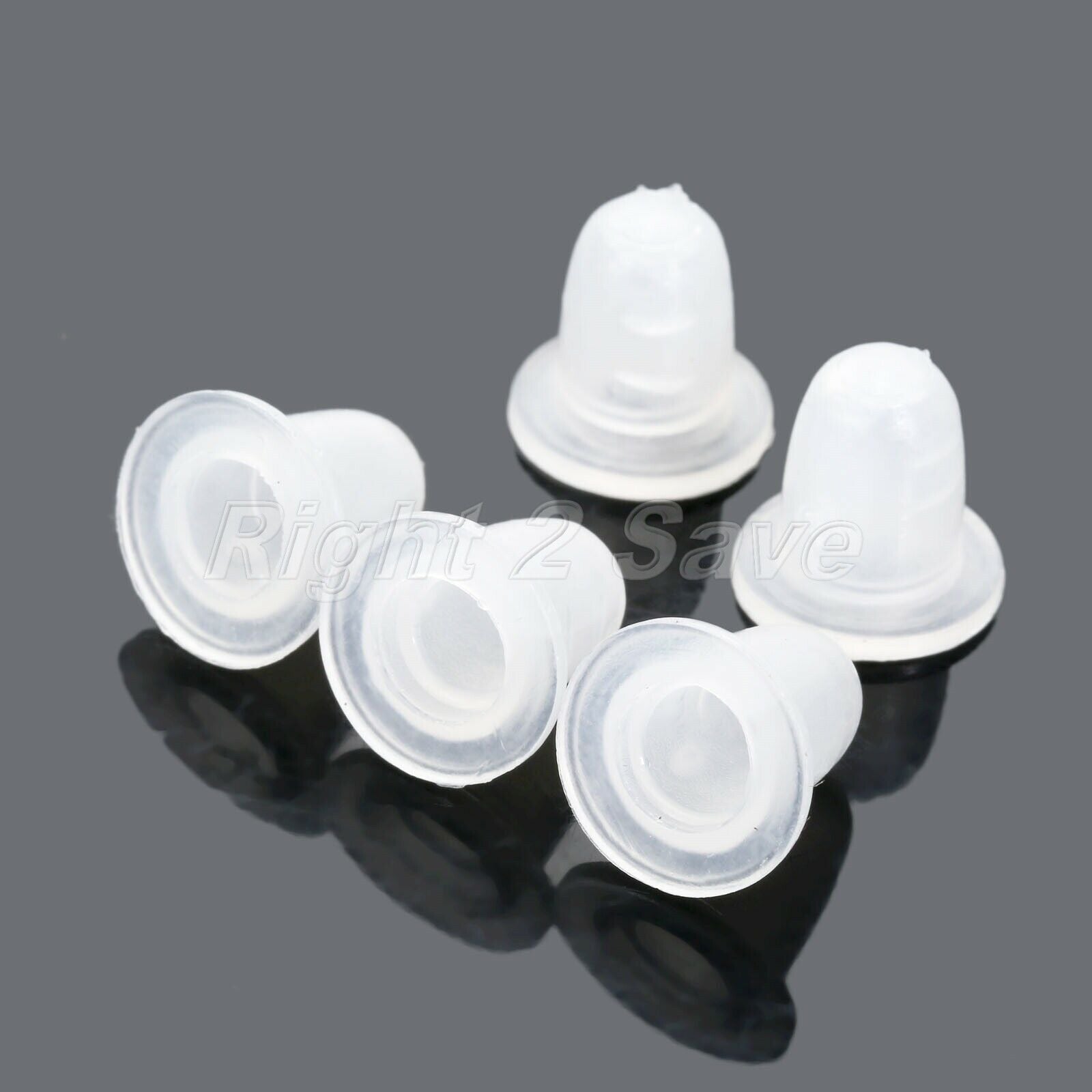 Ink Cups Caps 50pcs Soft Silicone For Tattoo Machine Needles Eyebrow Lip Makeup