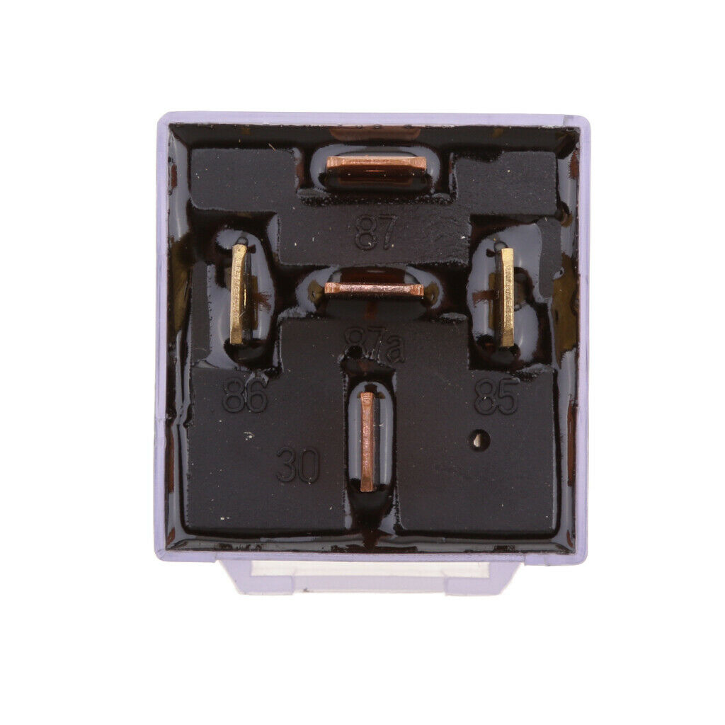 10 Pieces Car Motorcycle Boat 12V 80A 5Pins SPDT Relay Normally Open Contact