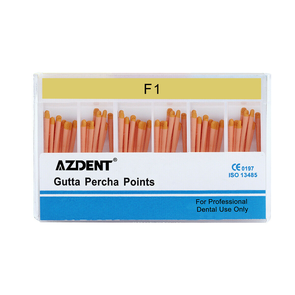 10 Kits Dental Endo Root Canal Gutta Percha Points Obturating Tips F1 AZDENT