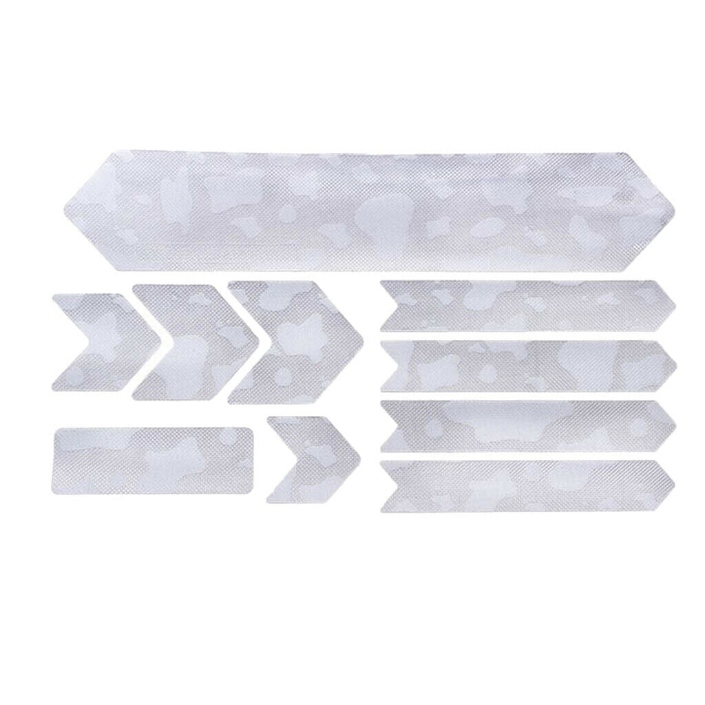 Bicycle Frame Protector Stickers Scratch Resistant Paster with Spot Pattern