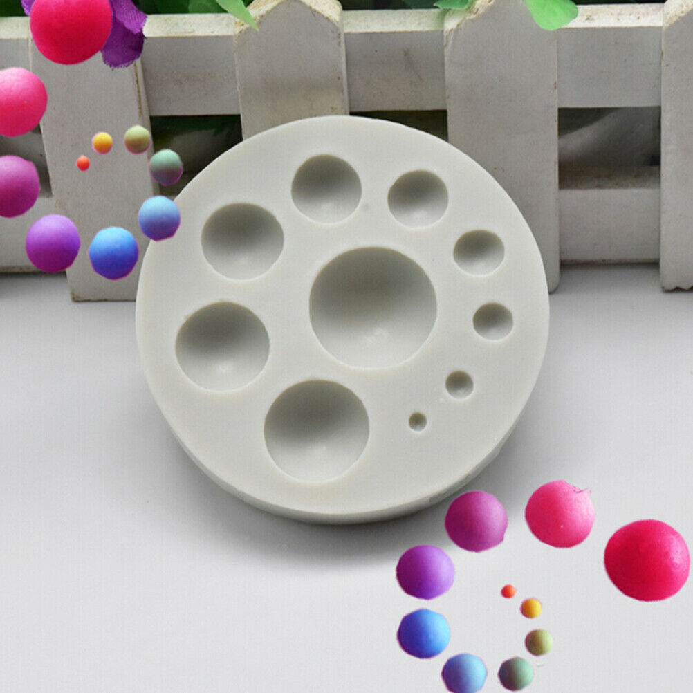 Round cake mold soap mold silicone baking mould for candy chocolate ice l.l8
