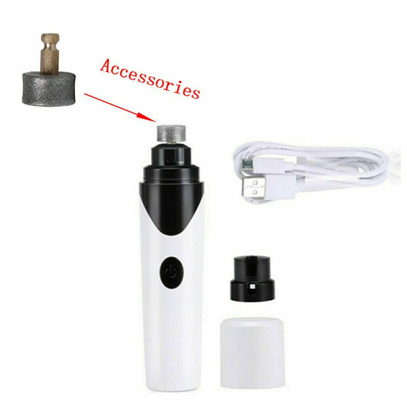 Electric Dog Clippers Nail File Cat Claw Grooming Nail Grinder Pet Trimmer Tool