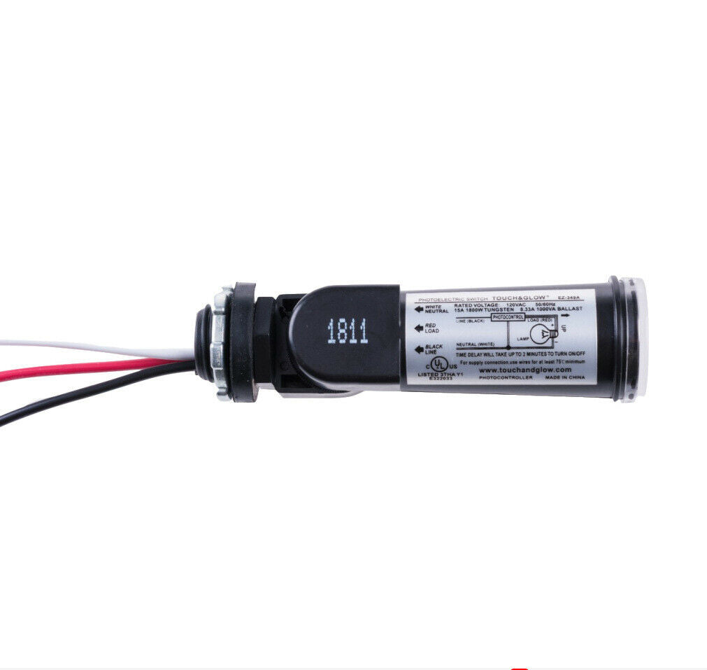 Light Control Switch Photo Battery Sensor Outdoor Rotating Light Control