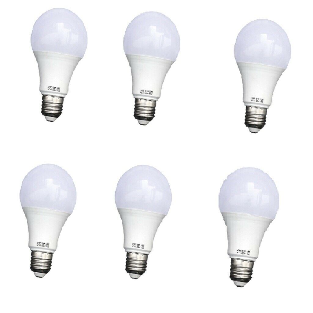 6 Pcs GLS Automatic Dusk TO   Sensor LED Light Bulb Security Night Light