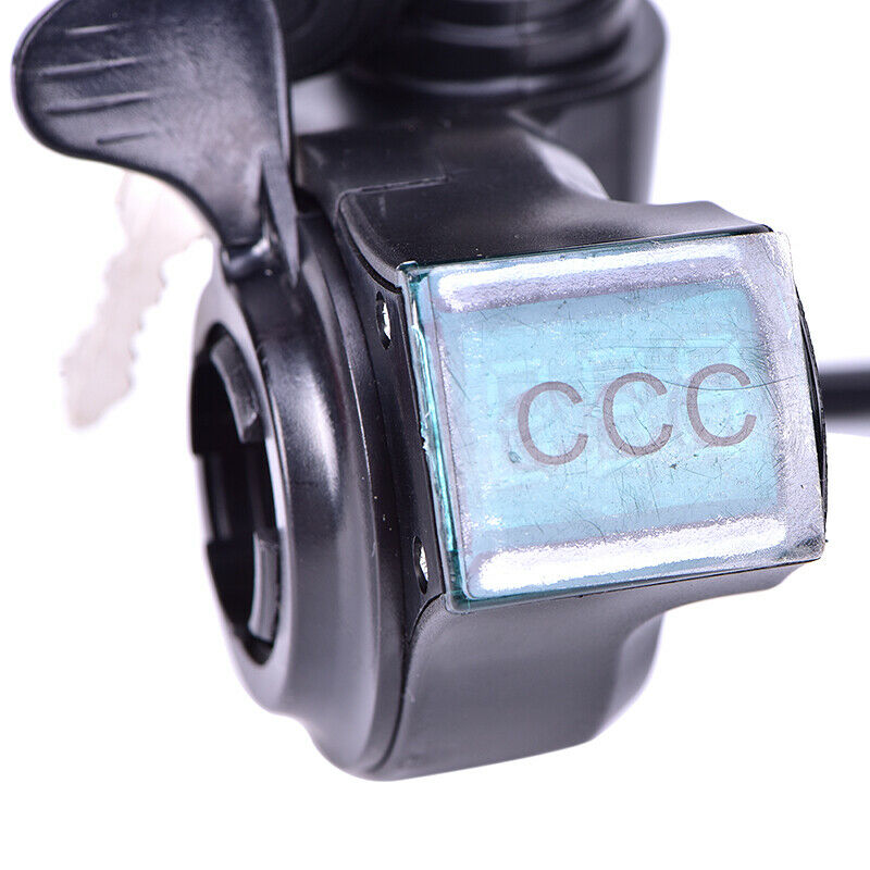 Bikes Finger Thumb Throttle With Power Switch LCD Display Switch Handlebar GBDA