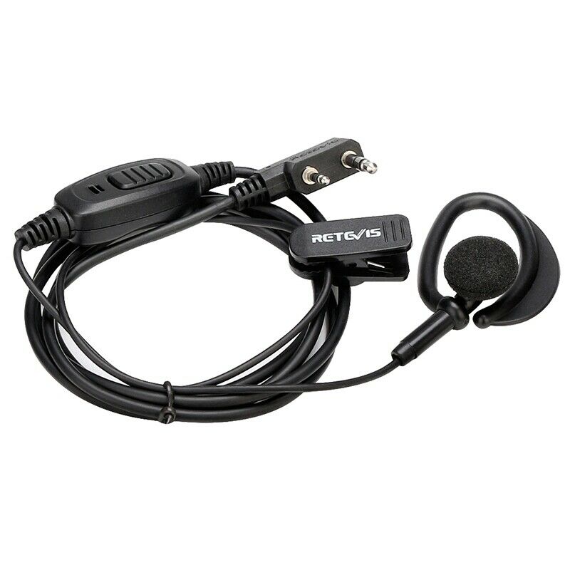 EEK008 2Pin Earhook Earpiece Walkie Talkie Earphones for RT22 RT622 Two Wa Q4C6
