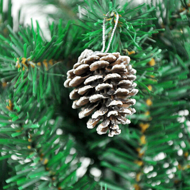 Wholesale Natural 1 Pack of 9 Pine Cones Baubles Xmas Tree Decorations.l8