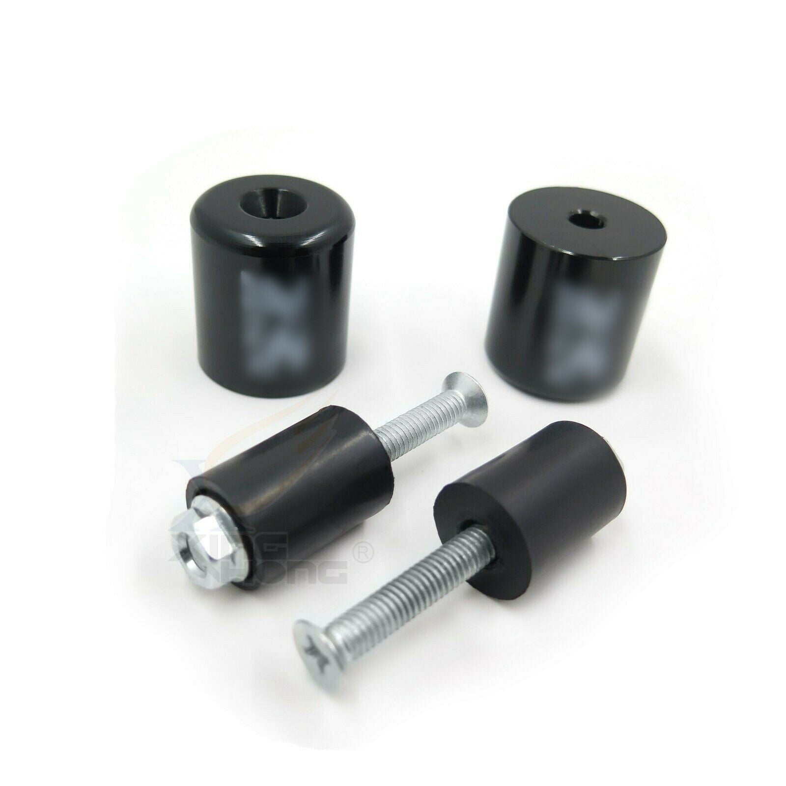 Black Hand Bar End Rubber For Suzuki GSXR600 92-14/GSXR750 96-14/GSXR1000 01-14