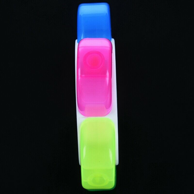5 color highlighter pen marker pen stationery flower shape (pink, yellow, blueL3