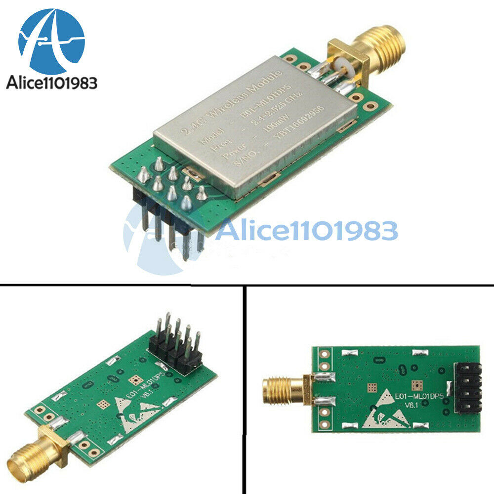 2.4G 22dBm 100mW nRF24L01P+PA+LNA Wireless Transmission Module Shielding