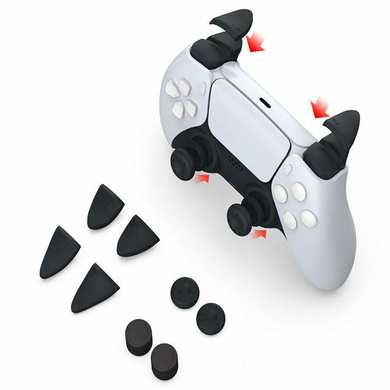 For PS5 Controller Joystick Grips Thumb Stick Cap Cover Extender Accessor.l8