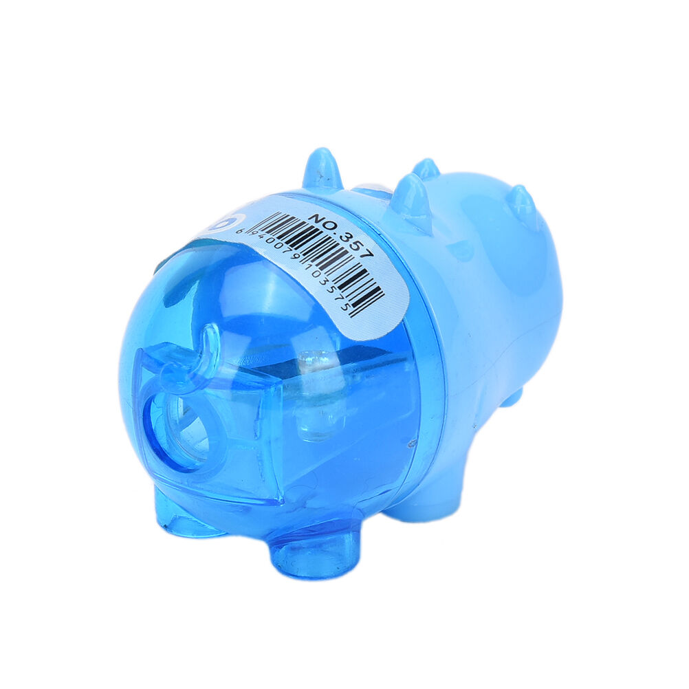 Stationery Hippo Pencil Sharpener with Two Students Kids BD.l8