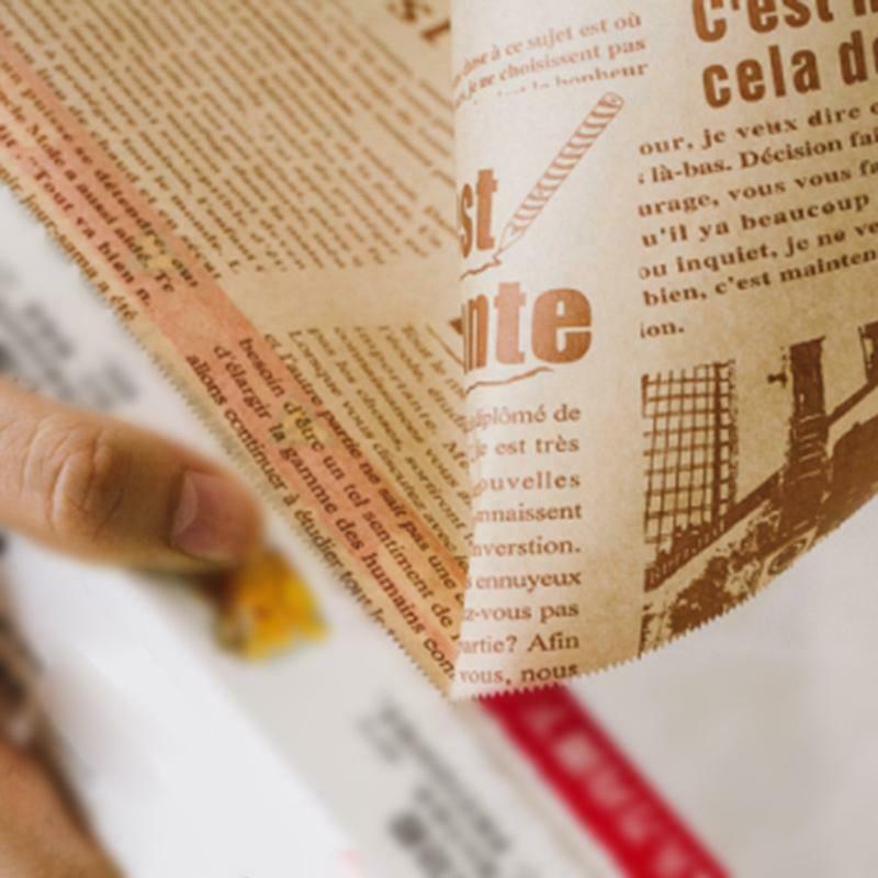 Non Stick Baking Paper Newspaper Style Oil Proof Oilpaper for Oven Pastry Bread